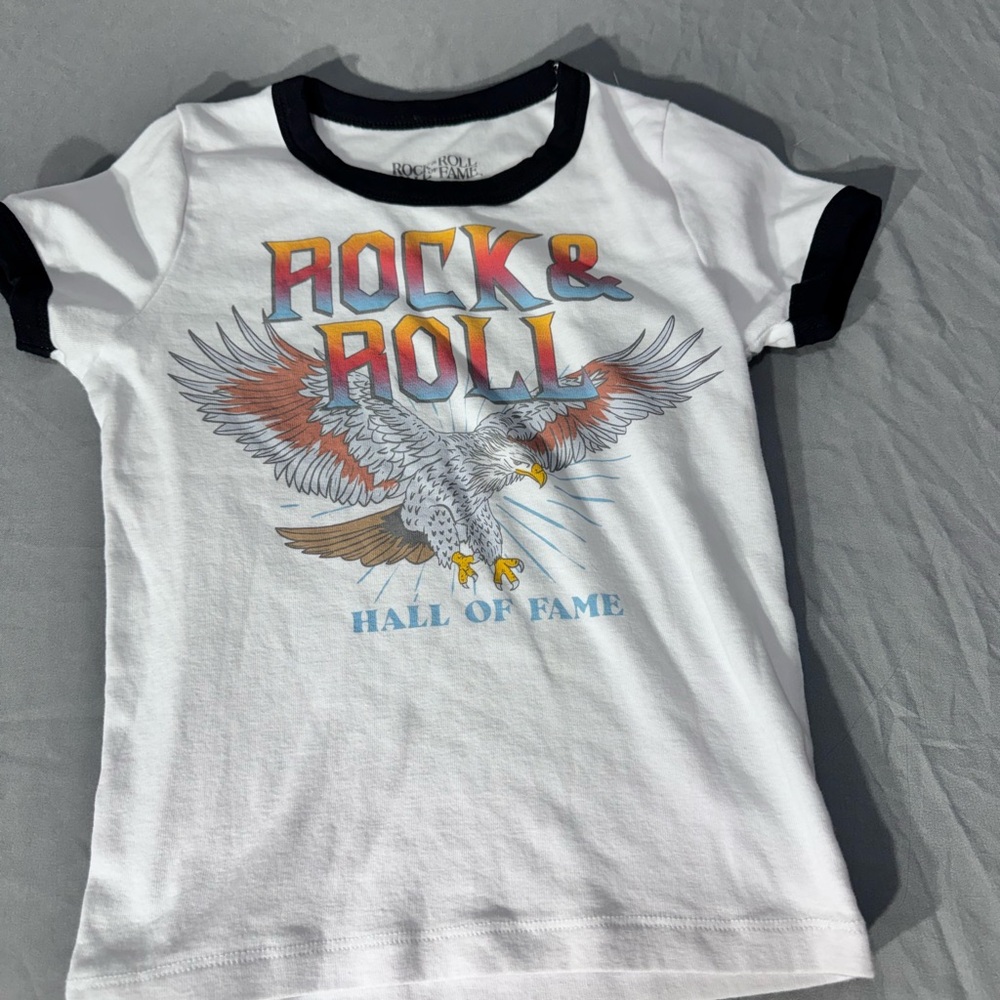 Hall of Fame Kids T-Shirt - White & Black